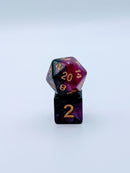 Astral Veil- 7 Piece DnD Dice Set | Acrylic RPG Gaming Dice