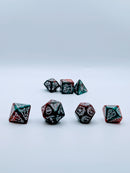 Yuletide Luck - 7 Piece DnD Dice Set | Acrylic RPG Gaming Dice