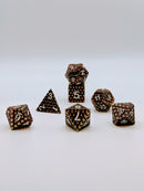 Ansur's Gaze - 7 Piece DnD Dice Set | Metal RPG Gaming Dice