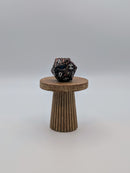 Ansur's Gaze - 7 Piece DnD Dice Set | Metal RPG Gaming Dice