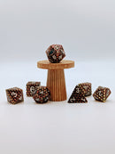 Ansur's Gaze - 7 Piece DnD Dice Set | Metal RPG Gaming Dice