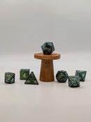 Venomfang's Gaze - 7 Piece DnD Dice Set | Metal RPG Gaming Dice