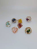 Rainbow Wilds - 7 Piece DnD Dice Set | Resin RPG Gaming Dice