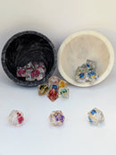 Scarlet Wilds - 7 Piece DnD Dice Set | Resin RPG Gaming Dice