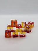 Mythical Inferno - 10D6 DnD Dice Set | Resin RPG Gaming Dice