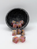 Heart of Shadows - 10d6 DnD Dice Set | Resin RPG Gaming Dice