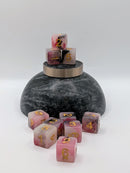 Heart of Shadows - 10d6 DnD Dice Set | Resin RPG Gaming Dice