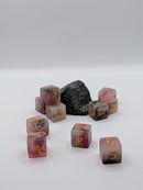 Heart of Shadows - 10d6 DnD Dice Set | Resin RPG Gaming Dice