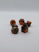 Cinder Moon - 7 Piece DnD Dice Set | Acrylic RPG Gaming Dice