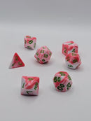 Cosmic Slime - 7 Piece DnD Dice Set | Acrylic RPG Gaming Dice