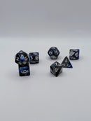 Craterborn - 7 Piece DnD Dice Set | Acrylic RPG Gaming Dice