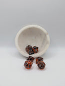 Dragon Resin - 7 Piece DnD Dice Set | Resin RPG Gaming Dice