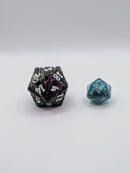 Emerald Rift – Giant 33mm Metal D20 Dice for D&D