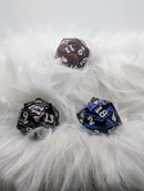 Obsidian Rift - Giant D20 Chonk | Metal RPG Gaming Dice