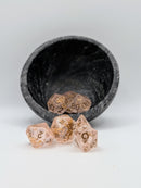 Fae’s Blush – Blush 7-Piece Resin D&D Dice Set