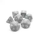 Quietus - 7 Piece DnD Dice Set | Acrylic RPG Gaming Dice