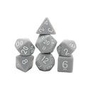 Quietus - 7 Piece DnD Dice Set | Acrylic RPG Gaming Dice