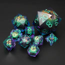 Remorhaz's Eye |  7 Piece Moving Eye DnD Dice Set | Acrylic RPG Gaming Dice