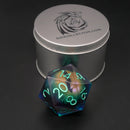 Remorhaz's Eye | Giant D20 Moving Eye DnD Dice | Acrylic RPG Gaming Dice