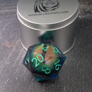 Remorhaz's Eye | Giant D20 Moving Eye DnD Dice | Acrylic RPG Gaming Dice
