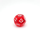 Ruby Ingots - 7 Piece DnD Dice Set | Acrylic RPG Gaming Dice
