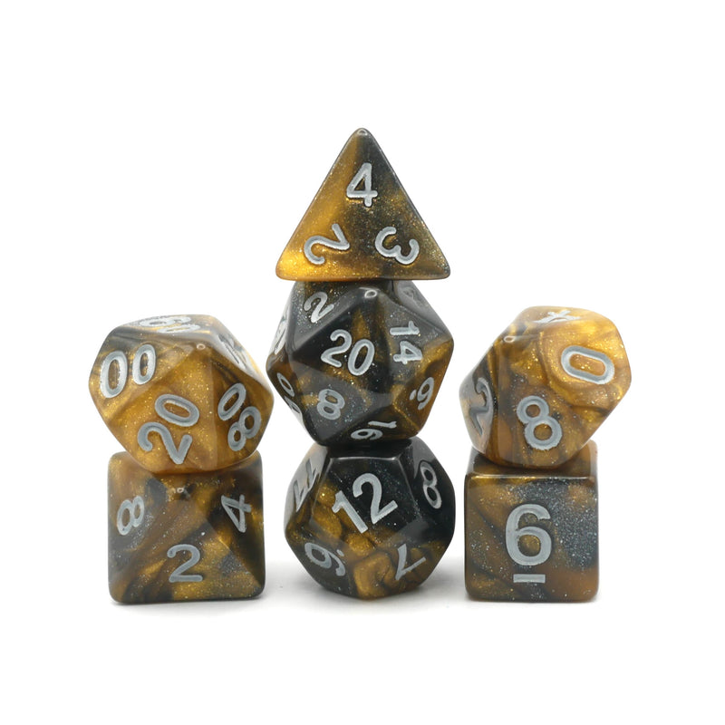 Saharan Dream - 7 Piece DnD Dice Set | Acrylic RPG Gaming Dice