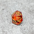 Sauron's Eye |  7 Piece Moving Eye DnD Dice Set | Acrylic RPG Gaming Dice