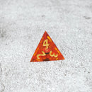 Sauron's Eye |  7 Piece Moving Eye DnD Dice Set | Acrylic RPG Gaming Dice