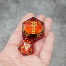 Sauron's Eye | Giant D20 Moving Eye DnD Dice | Acrylic RPG Gaming Dice