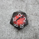 Smaug's Eye | Giant D20 Moving Eye DnD Dice | Acrylic RPG Gaming Dice