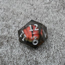 Smaug's Eye |  7 Piece Moving Eye DnD Dice Set | Acrylic RPG Gaming Dice