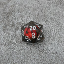 Smaug's Eye |  7 Piece Moving Eye DnD Dice Set | Acrylic RPG Gaming Dice