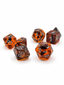 Dragon Resin - 7 Piece D&D Dice Set | Resin RPG Gaming Dice