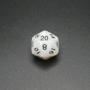 Snowy Owl - 7 Piece DnD Dice Set | Acrylic RPG Gaming Dice