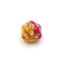Spiral Lollipop - 7 Piece DnD Dice Set | Acrylic RPG Gaming Dice