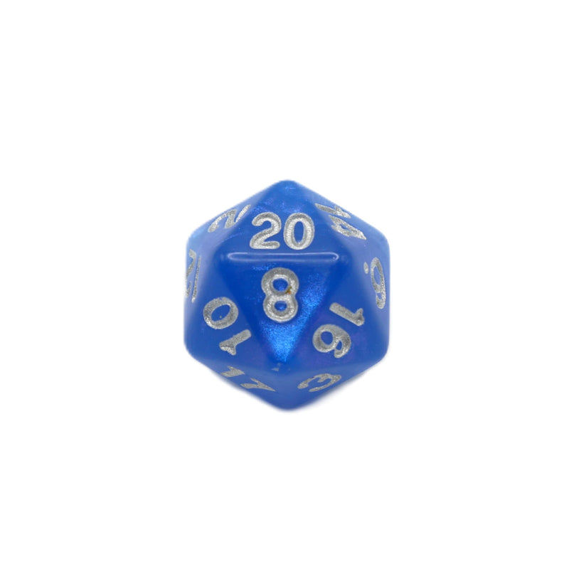 Squirtle's Skin - 7 Piece DnD Dice Set | Acrylic RPG Gaming Dice