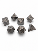 Copper Ore – 7-Piece Antique Copper Finish Metal D&D Dice Set