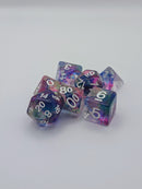 Unicorn Tales - 7 Piece DnD Dice Set | Resin RPG Gaming Dice
