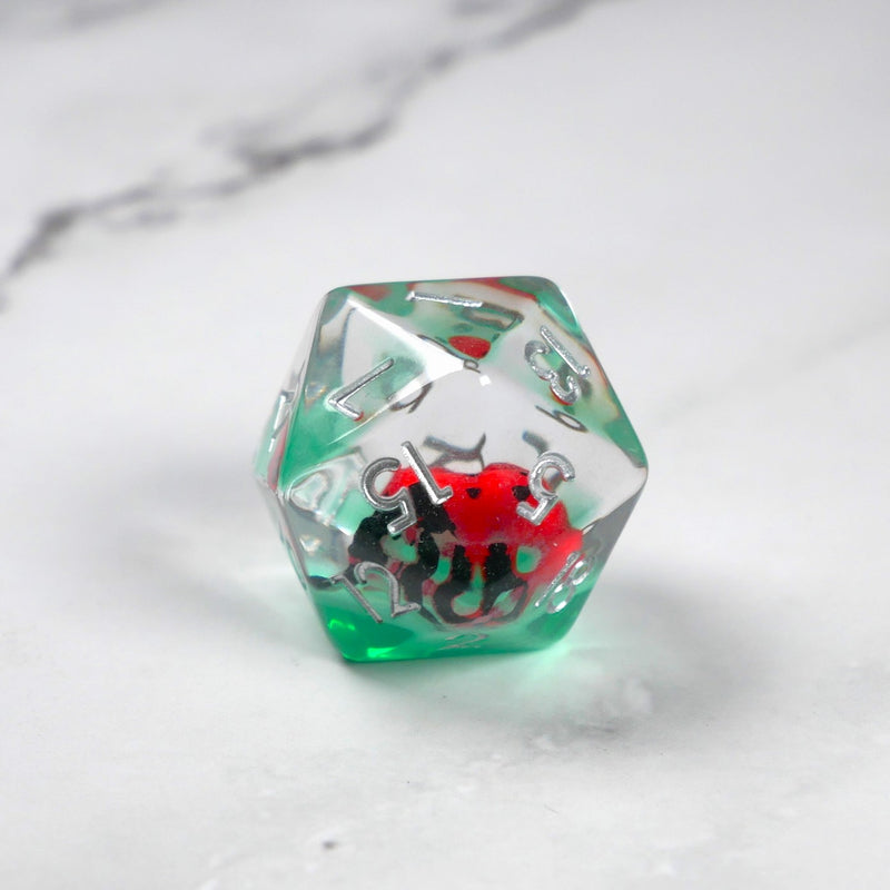 Summertime - 7 Piece DnD Dice Set | Acrylic RPG Gaming Dice