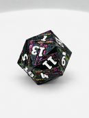 Emerald Rift – Giant 33mm Metal D20 Dice for D&D