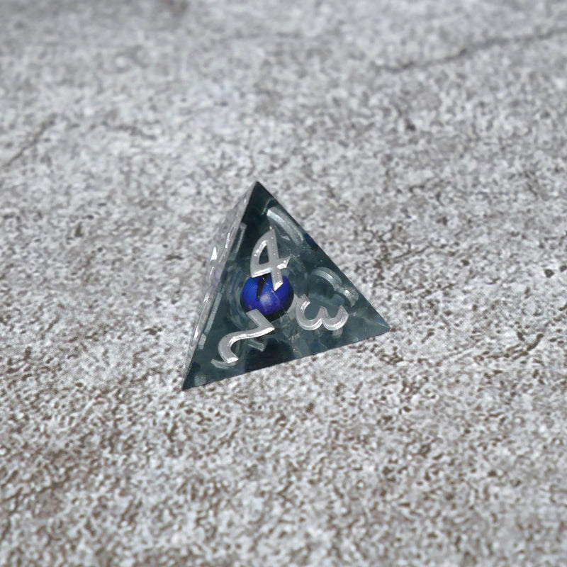 Ursula's Eye |  7 Piece Moving Eye DnD Dice Set | Acrylic RPG Gaming Dice