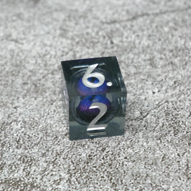 Ursula's Eye |  7 Piece Moving Eye DnD Dice Set | Acrylic RPG Gaming Dice