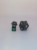 Venomfang's Gaze - Giant D20 Chonk | Metal RPG Gaming Dice