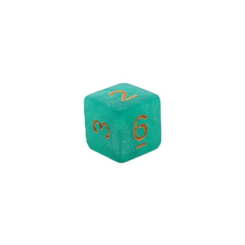 Vaporeon's Tail- 7 Piece DnD Dice Set | Acrylic RPG Gaming Dice