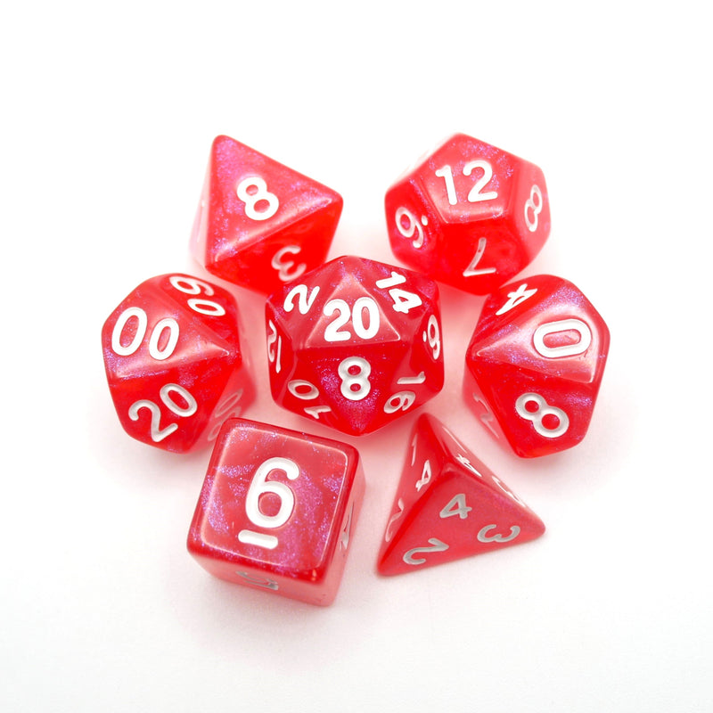 Voltorb's Shell - 7 Piece DnD Dice Set | Acrylic RPG Gaming Dice