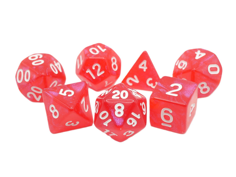 Voltorb's Shell - 7 Piece DnD Dice Set | Acrylic RPG Gaming Dice