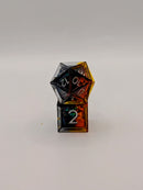 Alchemist's Fire - 7 Piece DnD Dice Set | Acrylic RPG Gaming Dice