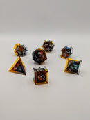Alchemist's Fire - 7 Piece DnD Dice Set | Acrylic RPG Gaming Dice