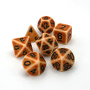 Ancient Bone - 7 Piece DnD Dice Set | Acrylic RPG Gaming Dice