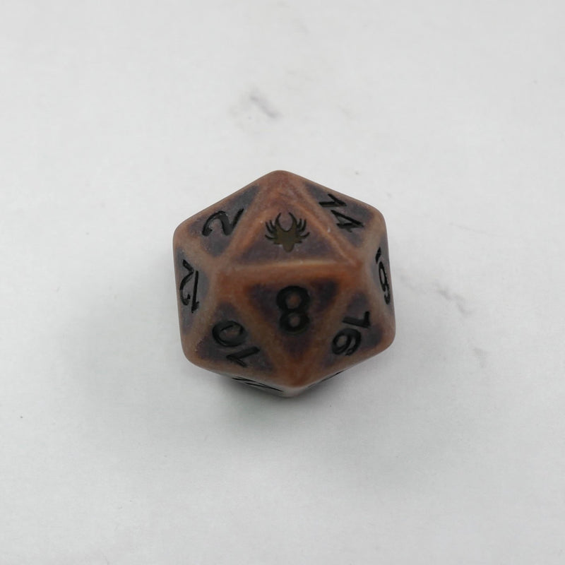 Ancient Copper - 7 Piece DnD Dice Set | Acrylic RPG Gaming Dice